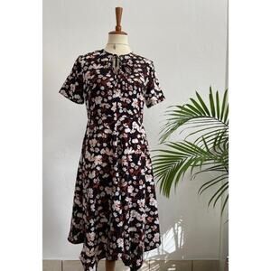 NWT Tommy Hilfiger Floral Fit & Flare Dress Size 6